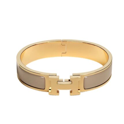 Clic H bracelet gold grey